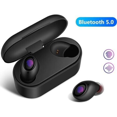 TWS Wireless Bluetooth 5.0 Mini Sports Touch Earbuds Earphones Stereo Headset