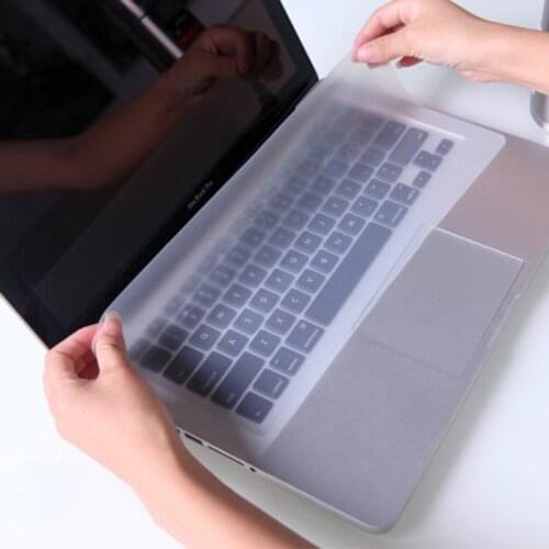 Universal Laptop Cover Keyboard Skin Dustproof Waterproof Soft Silicone Protector Generic Computer 11-14 Inch Transparent Cover