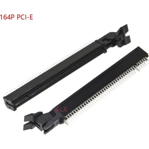 1PCS Motherboard 164P PCI-E socket connector 16X Graphics card slot fishtail PC DIY PCIE 164 Pins