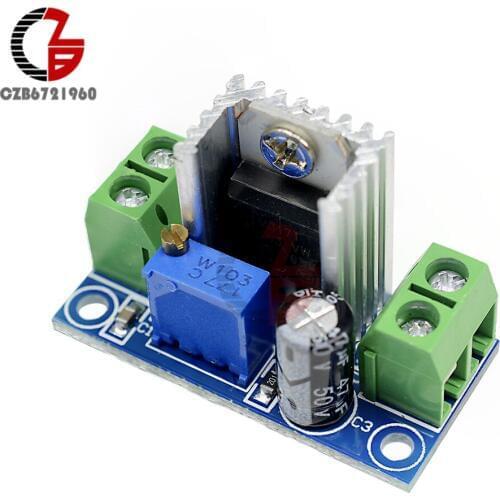 12V LM317 DC-DC Step Down Buck Converter Circuit Board Adjustable Linear Voltage Regulator Power Transformer Power Supply