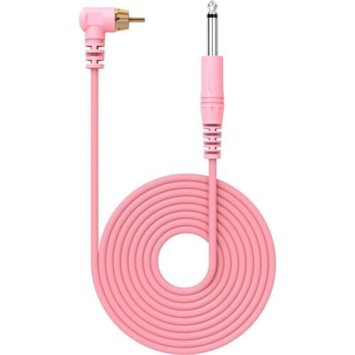 2m Silicone Tattoo Hook Line RCA Plug Tattoo Clip Cord Audio Cable for Tattoo Power Supply Tattoo Motor Machines Tattooing Pens
