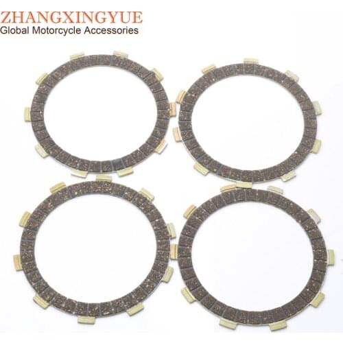 4PC Motorcycle Clutch Plate for YAMAHA BYSON / FZ16 21C-E63210-00 21C-E6331-00