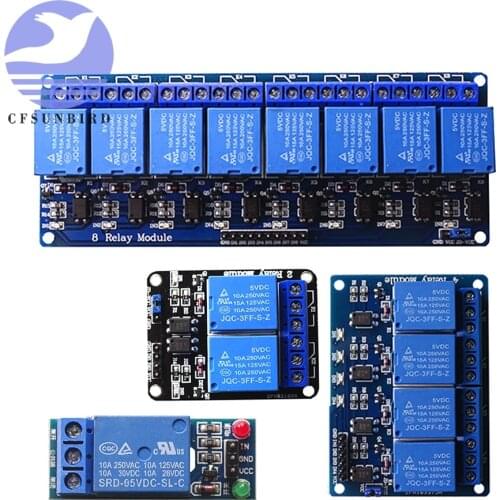 5v 12V 1 2 4 8 Channel Relay module with optocoupler. Relay Output X way relay module for arduino 1CH 2CH 4CH 8CH