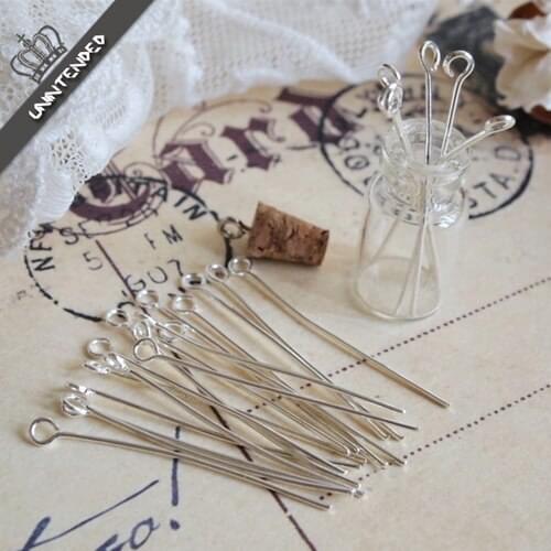 Diy accessories material vintage handmade beaded 9 needle nine-pin silver 3 35