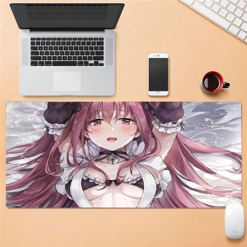 Anime Sexy girl most popular Animation Game mouse pad Unique creative Computer keyboard mouse pad Can be customized any picture8
