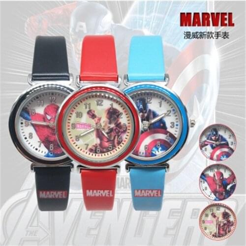Disney cartoon children watch superheroes spiderman iron man captain America digital watches children waterproof watch toy gifts