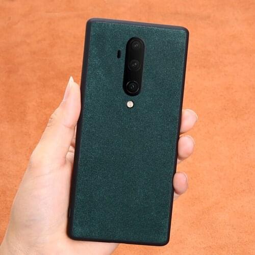 Genuine Cow Suede Leather phone case for Oneplus 7T 7 Pro 9 9T 7TPRO Cover One Plus 7T Pro 5 5T 7 7Pro 390 Full Protective Case