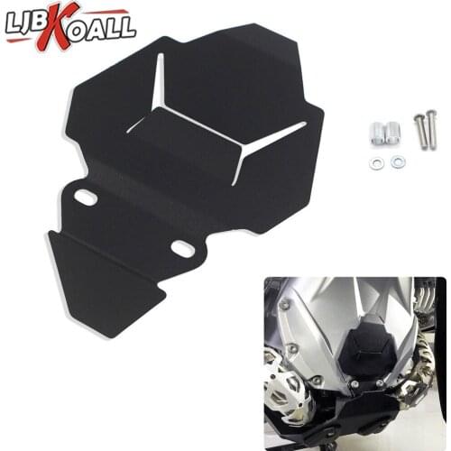 Black Front Engine Housing Protection Guard Cover Plate for BMW R1200GS LC/ADV R1200R LC R1200 RT LC R1200RS LC 2014-2017