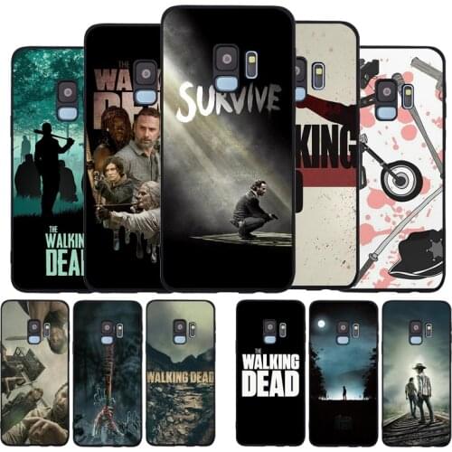 The walking dead Black TPU Silicone Soft Phone Case For Samsung Galaxy S20 S10 S9 S8 Plus Lite NOTE 10 9 8 S7 EDGE