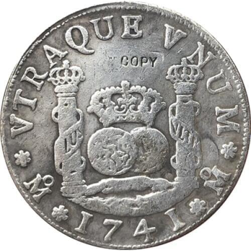 1741 Mexico MF 4 REALES COIN COPY