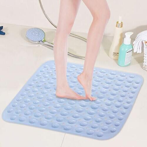 Shower Shower Mat Shower Anti Skid Rubber Bath Mat With Massage Ball Non Slip Shower Mat For Children Bath
