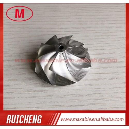 KP39 41.61/52.00mm 8+0 blades high performance turbocharger milling/aluminum 2618/Billet compressor wheel