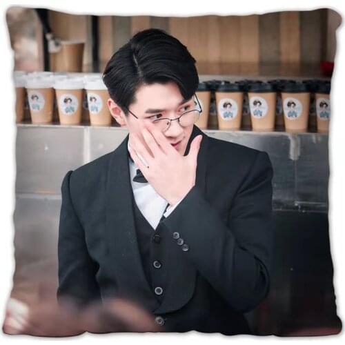 Yi Bochen Pillowcase Pretty Scholar Yu Lexuan Same Paragraph Star Photo Poster Cushion Cover Souvenir Cojines Decor Para Sofa