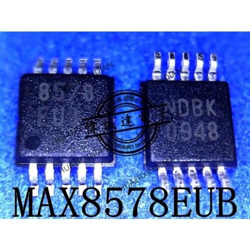 1Pieces new Original MAX8578EUB 8578EUB MSOP10 In stock real picture