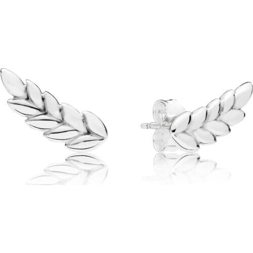 Original S925 Sterling Silver Pan Earring New Curved Cereals Fashion Versatile Earrings For Women Wedding Gift Fashion Jewelry