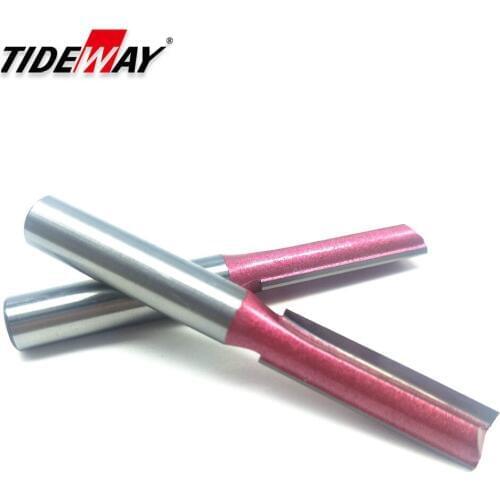 Tideway Industrial Grade Straight Router Bit 8x30mm Tungsten Carbide Alloy Woodworking Router Bit for CNC Tool Wood Cutting