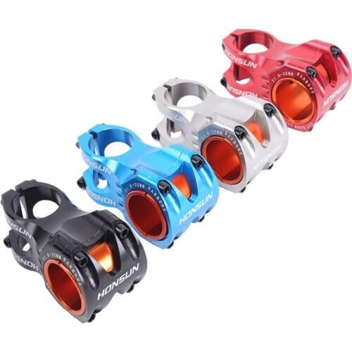 Mountain Bike Short Handlebar 31.8/35*50MM0 Degree Aluminum Alloy Colorful CNC Mountain Handlebar Bicycle Accessories