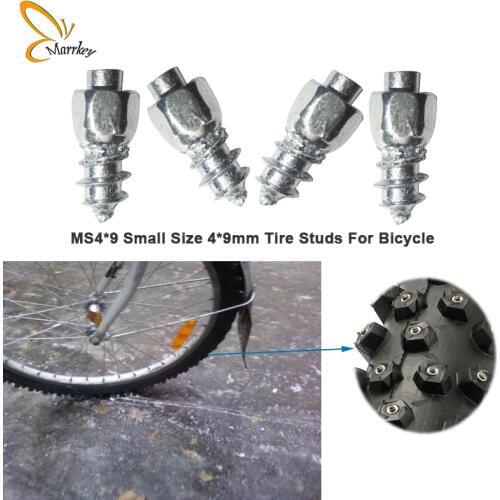Marrkey 9mm Spikes for Tires/Tires Studs/Screw-in studs/Ice stud/Snow Chains for Bicycle/Bike/shoes/Boots MS4-9 100PCS