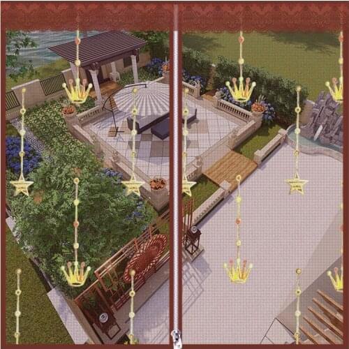 1PCS Summer Anti Mosquito Insect Fly Bug Curtains Net Door Screen Ployester Fiber zipper Curtains Bedroom Kitchen Home Supplies