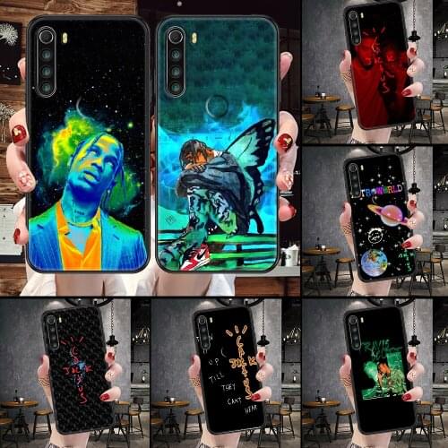 Travis Scott astroworld Phone Case For Xiaomi Redmi Note 7 8 9 10 7A 8T 9A 9T 9S 10S Pro black pretty shell silicone hoesjes