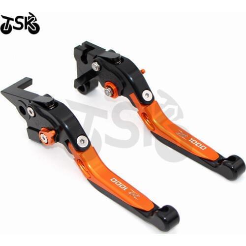 Laser Logo(Z1000) Motorcycle CNC Folding Adjustable Brake Clutch Levers For kawasaki Z1000 Z 1000 2003 2004 2005 2006