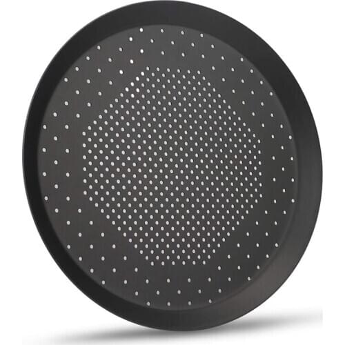 Pizza Pan with Holes,9 Inch Pizza Crisper Cooking Pan,Pizza Tray for Oven,Round Perforated Baking Pan,Baking Tool