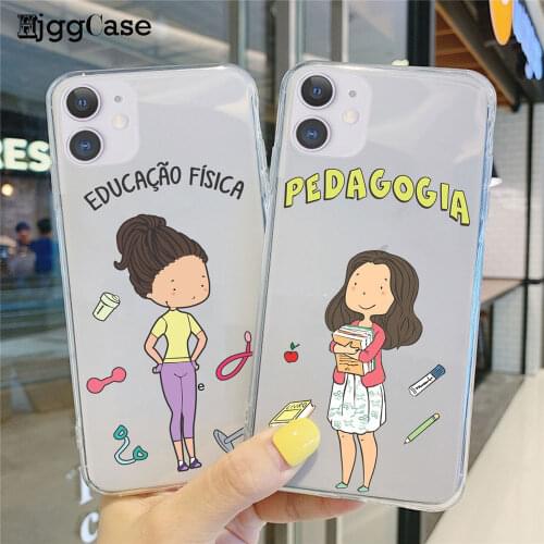 Social services psychology Doctors Nurse Teacher clear Soft Phone Case Cover For iPhone 11 12 Pro XS MAX XR X 6 7 8 Plus SE 202
