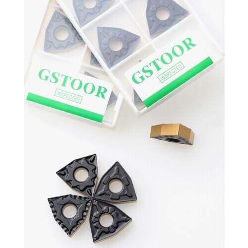 10PCS WNMG080404 WNMG080408 WNMG080412 CM MT PM PR ZM GS200 Turning Tools Lathe Cutter Hard Alloy Inserts For Steel