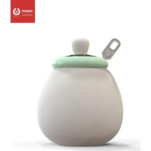 USB Rechargeable Soft Smart Dimmable Feeding Bottle For Kids Warm/White LED Night Light