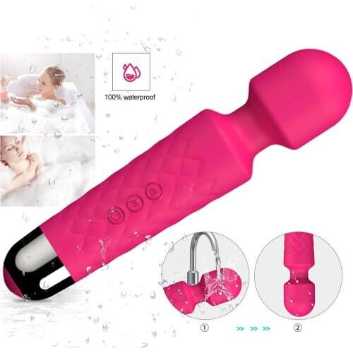 Vibrator for Women Sex Toys Women Clitoris Stimulator Electric AV Stick Wireless Wand Massager Handheld Body Therapeutic Massage