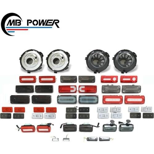 W463 head light tail lamp for G class W463 G63 G500 G400 G350 rear light fender flare Side marker light turning lights