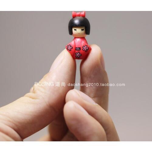 Japanese ancient kimono girl Doll Model Landscape Accessories Decoration Figurine Action Figures Scene Material Kids Toys