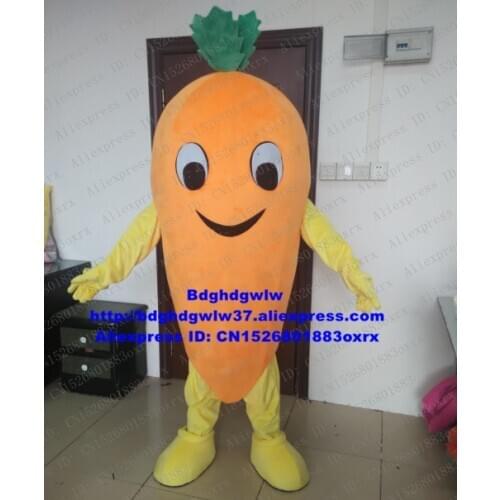 Yellow Radish Turnip Daikon Carrot Carota Mascot Costume Cartoon Character Cartoon Clothing Customers Thanks Meeting zx1241