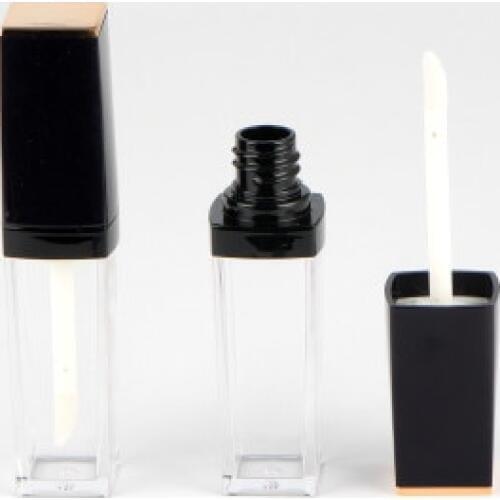 10/30/50pc 7ml Square Makeup Liquid Empty Lipstick Lip Gloss Tubes High Quality Transparent/frosted Cosmetic Packaging Container