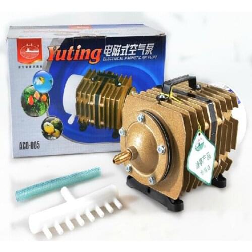 80W ACO-005 ACO005 Electromagnetic silent aeration pump, high-power electromagnetic air pump, fish pond, fish tank, oxygen pump