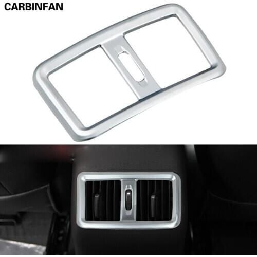 Accessories ABS chrome decoration styling armrest rear outlet cover sticker Interior Mouldings For Hyundai Creta ix25 2016