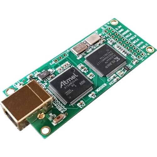 Italy Amanero Combo384 IIS Digital Interface C3391 Crystal Oscillator Supports DSD512 32bits/384khz For AK4497 ES9038 DAC Board