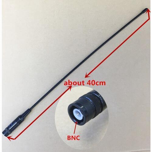 2X antenna RH771 UV Dual band BNC for ICOM IC-V8/V82/V85/ICV80/V80E,for KENWOOD TK308/TK208 etc walkie talkie