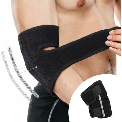 1PCS Sports Elbow Bandage Breathable Elbow Pads Basketball Volleyball Gym Adjustable Sports Safety Arm Sleeve Pads elbow brace