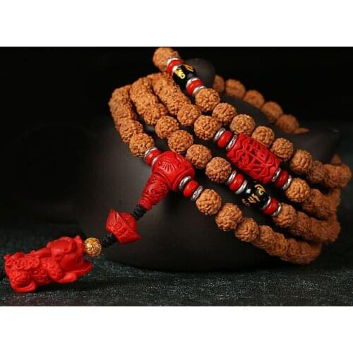 Natural prayer beads bracelet