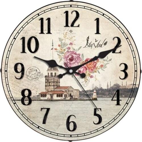 Business clock Decorative Real Rounded Glass Wall clock Wall clock relogio de parede настенные часы horloge murale