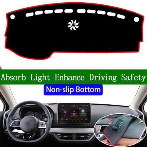 For BYD TANG DM 2018 Non-slip Bottom Dashboard Cover Car Decals Car Stickers Interior Car Accessories