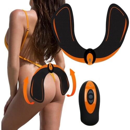 EMS Wireless Hip Trainer Electric Abdominal Muscle Stimulator Waist Shaper Fitness Buttocks Butt Lifting Toner Slimming Massager