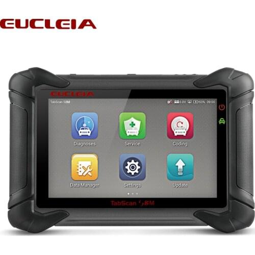 Eucleia Tabscan S8M Professional OBD2 Car Scanner Active Test ECU Coding For Skoda TPMS Reset Diagnose OBD 2 Auto Diagnosis Tool