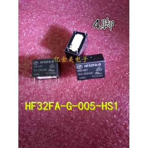 HF32FA-G-005-HS1 HSL1 Relay 4-pin 5VDC 10A 250VAC