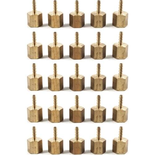 The Brass Barb Fitting Coupler 1/8" Hose ID x 1/4" Female NPT Fuel Gas