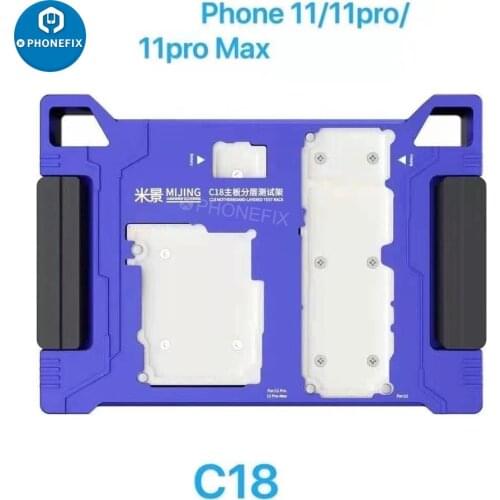 MiJing C20 Motherboard Middle Layer Tester Platform Holder for iPhone X-12 PRO Logic board Separating Teardown Test Jig Fixture