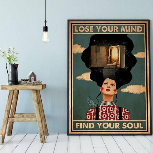 Girl Mental Heath Lose My Mind Modular Pictures Canvas Painting Wall Art Poster Print Modern Living Room Home Decor No Framework