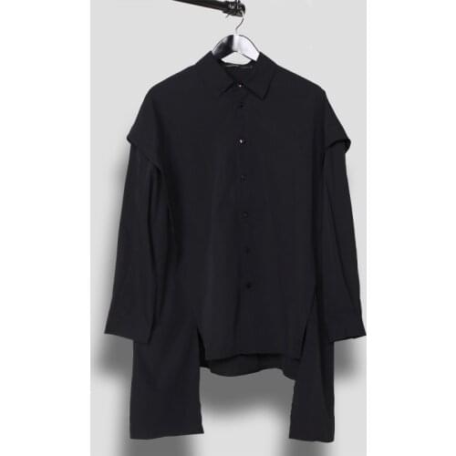 Owen Seak Men Casual Shirts High Street Style Mens Clothing Spring Male Autumn Shirts