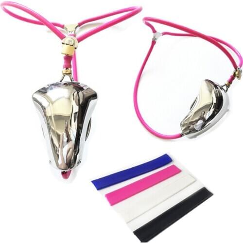 New Design Chastity Belts Invisible Bondage Pants Stainless Steel Penis Cock Cage Male Chastity Device Sex Toys for Men G7-4-82
